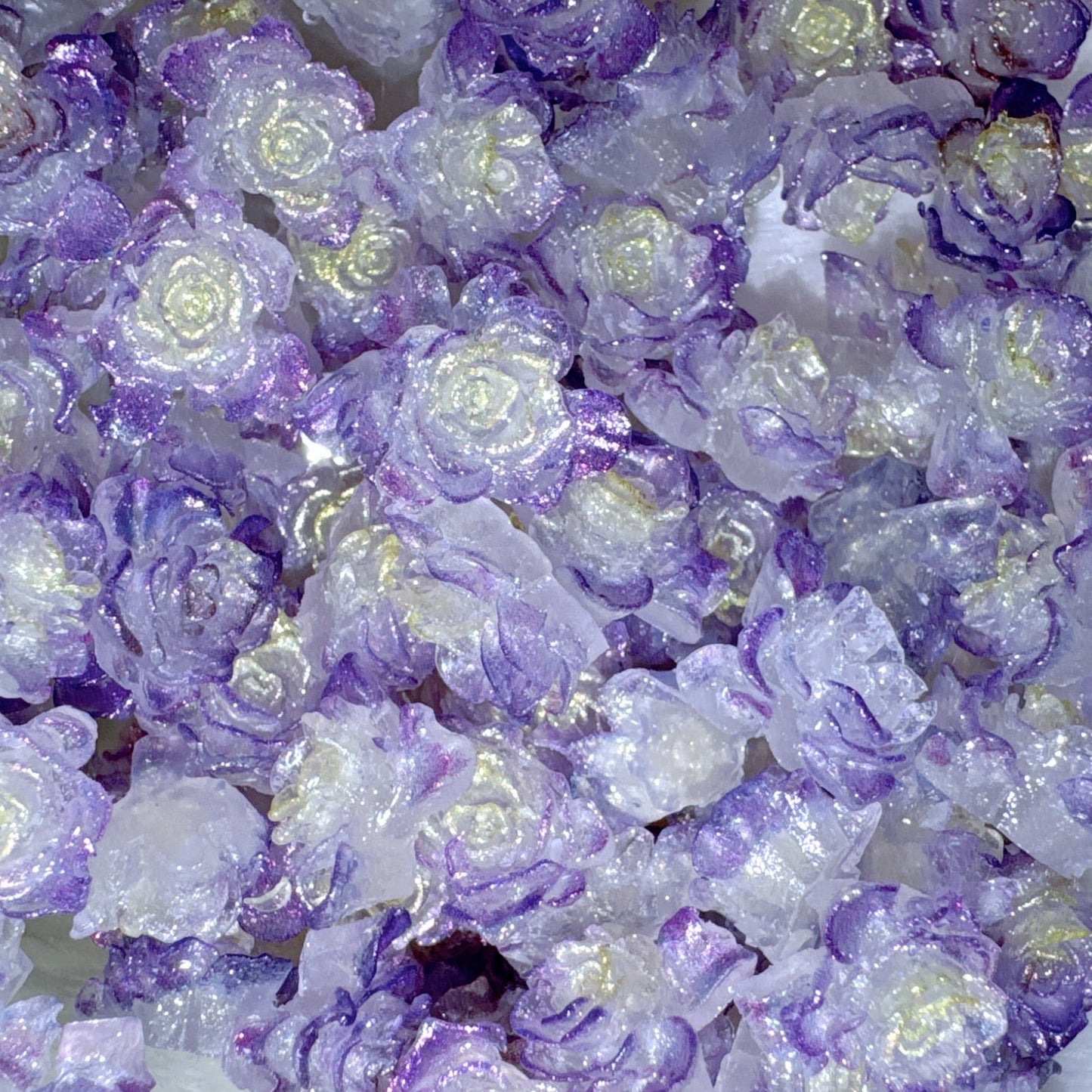 Fleurs en résine