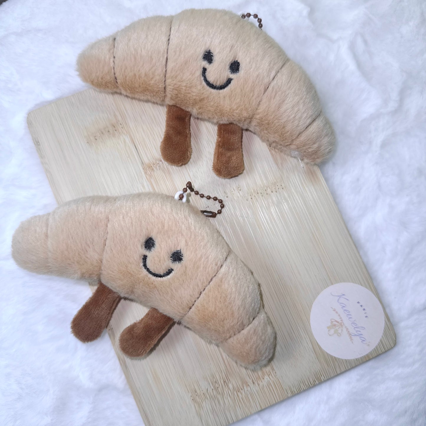 Porte clé Peluche Croissant