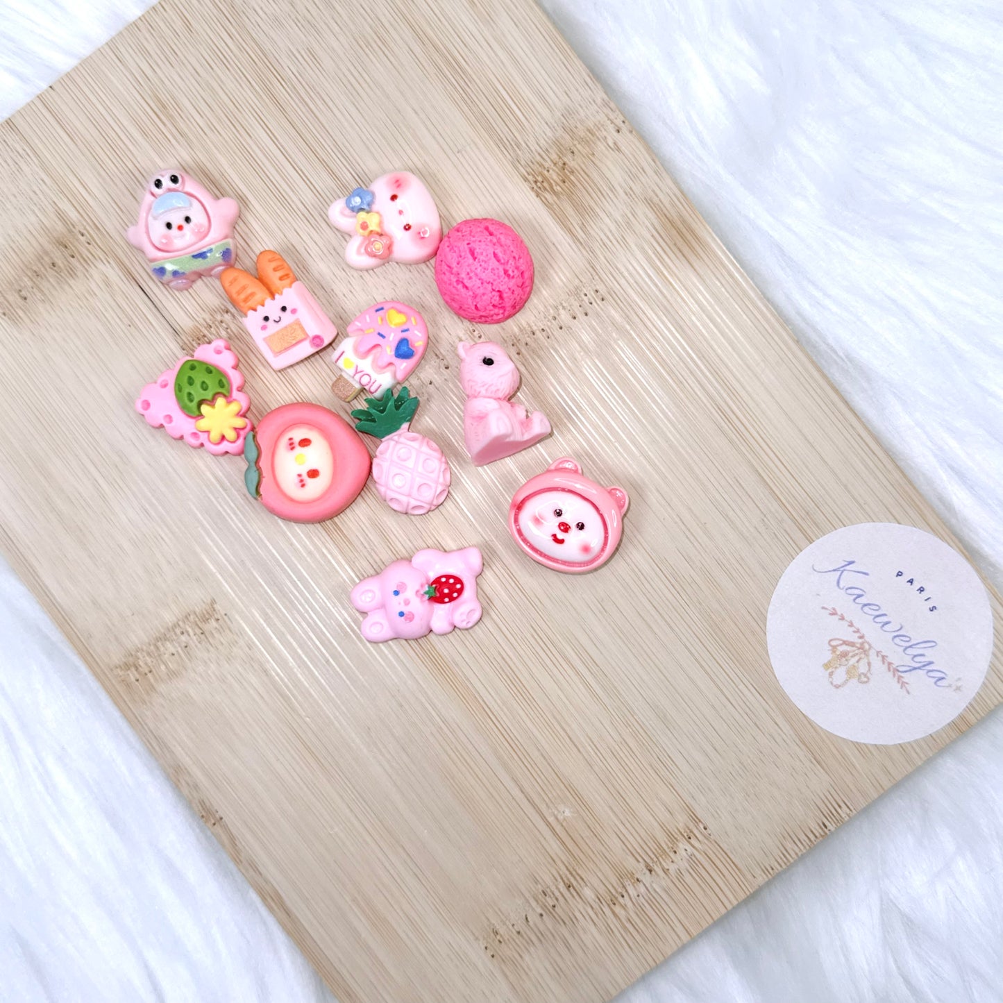 Charm Kawaii Pink x11