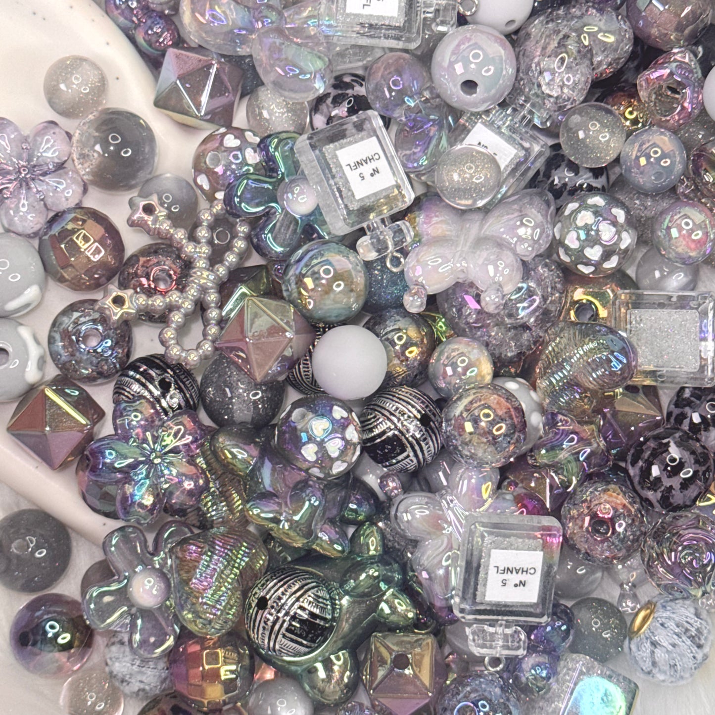 Mélange de perles Cristal