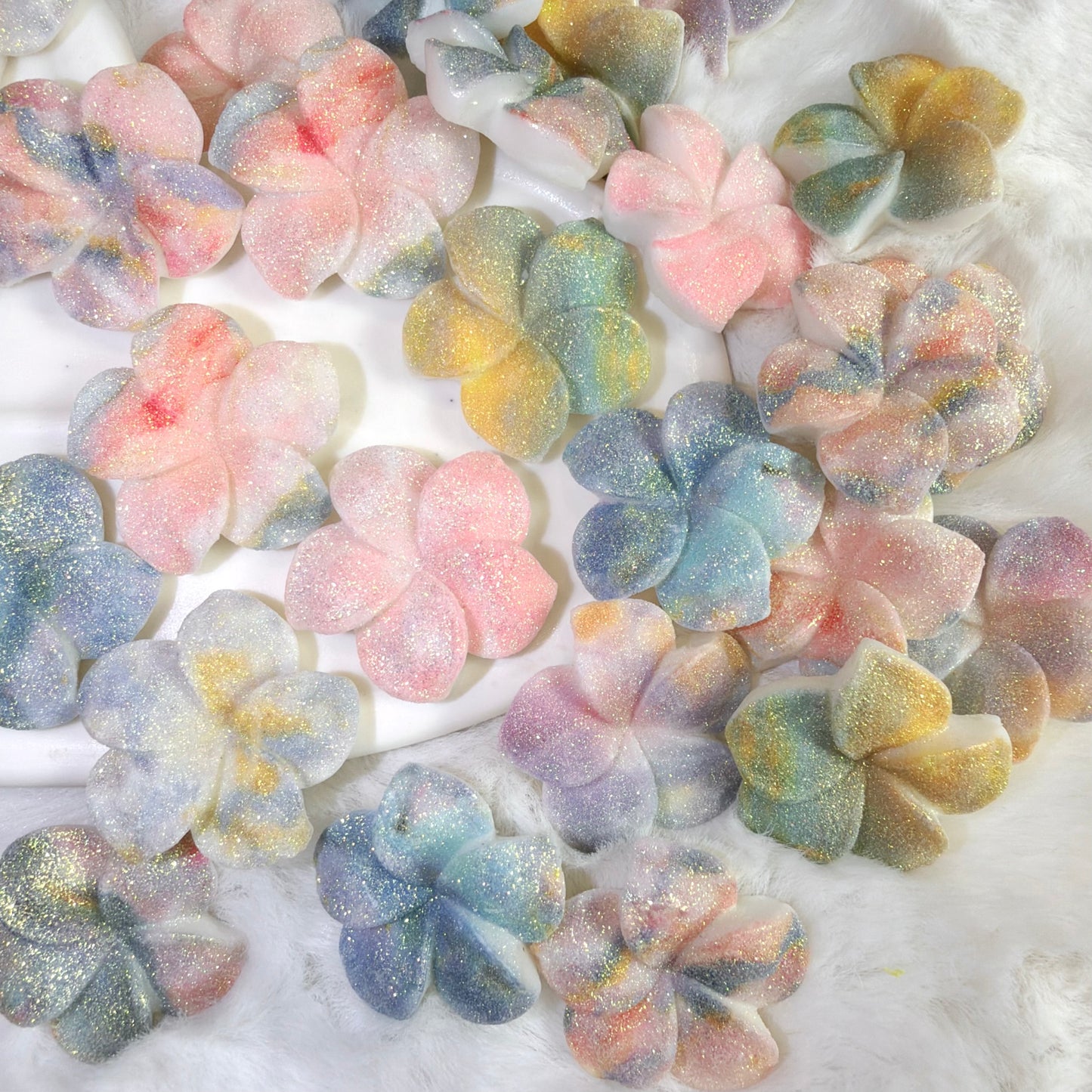 Charm Fleurs pailletées