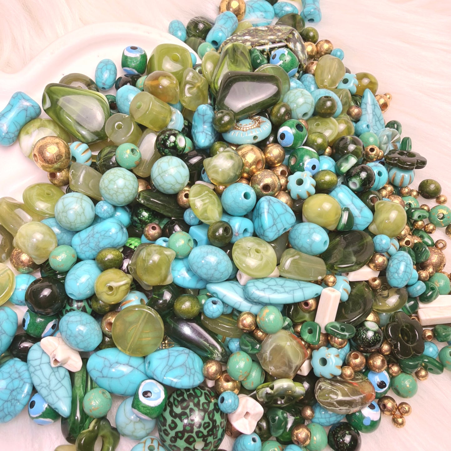 Mélange de perles Vintage Lagoone
