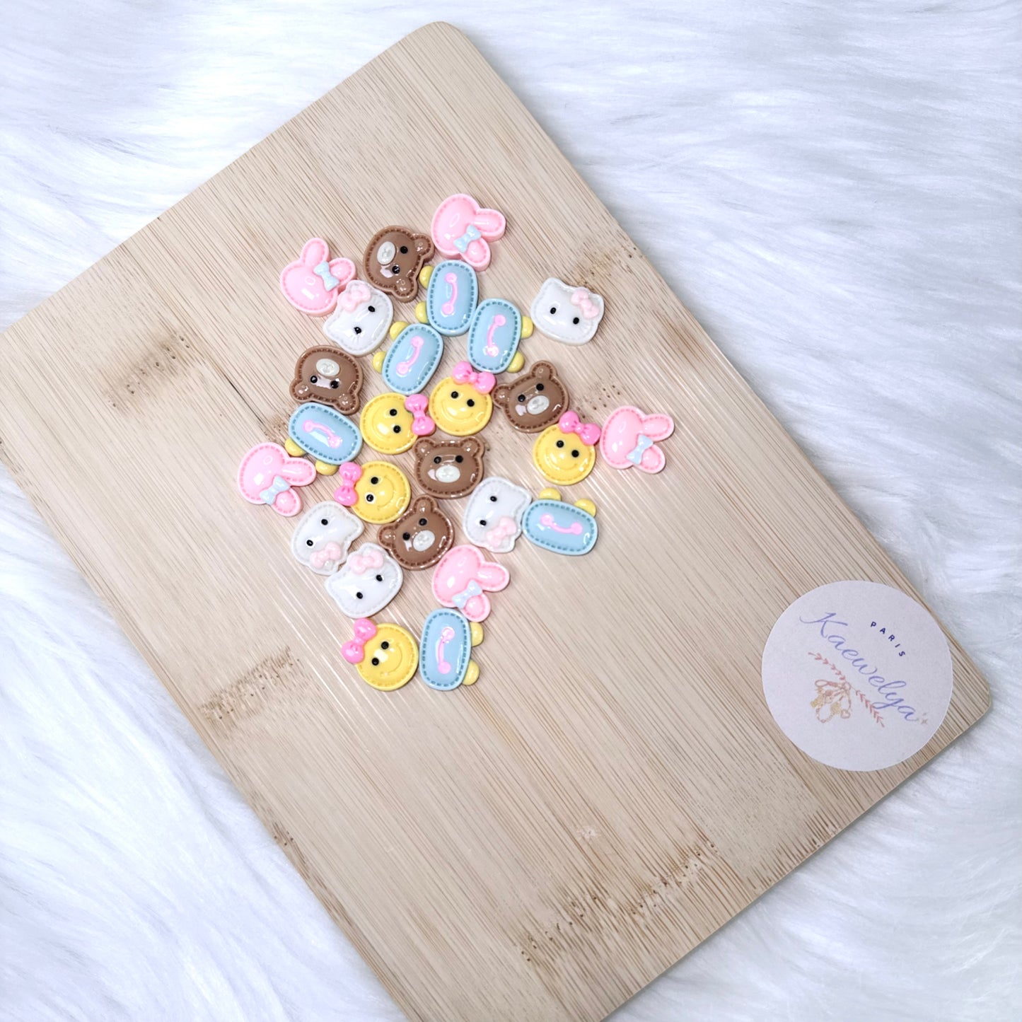 Charm/Miniature Mini tête x10