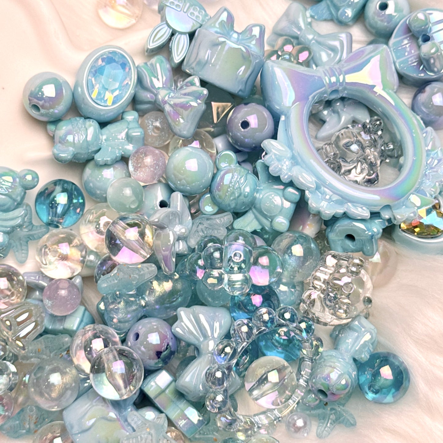 Mélange de perles Bleu Ciel Arctique