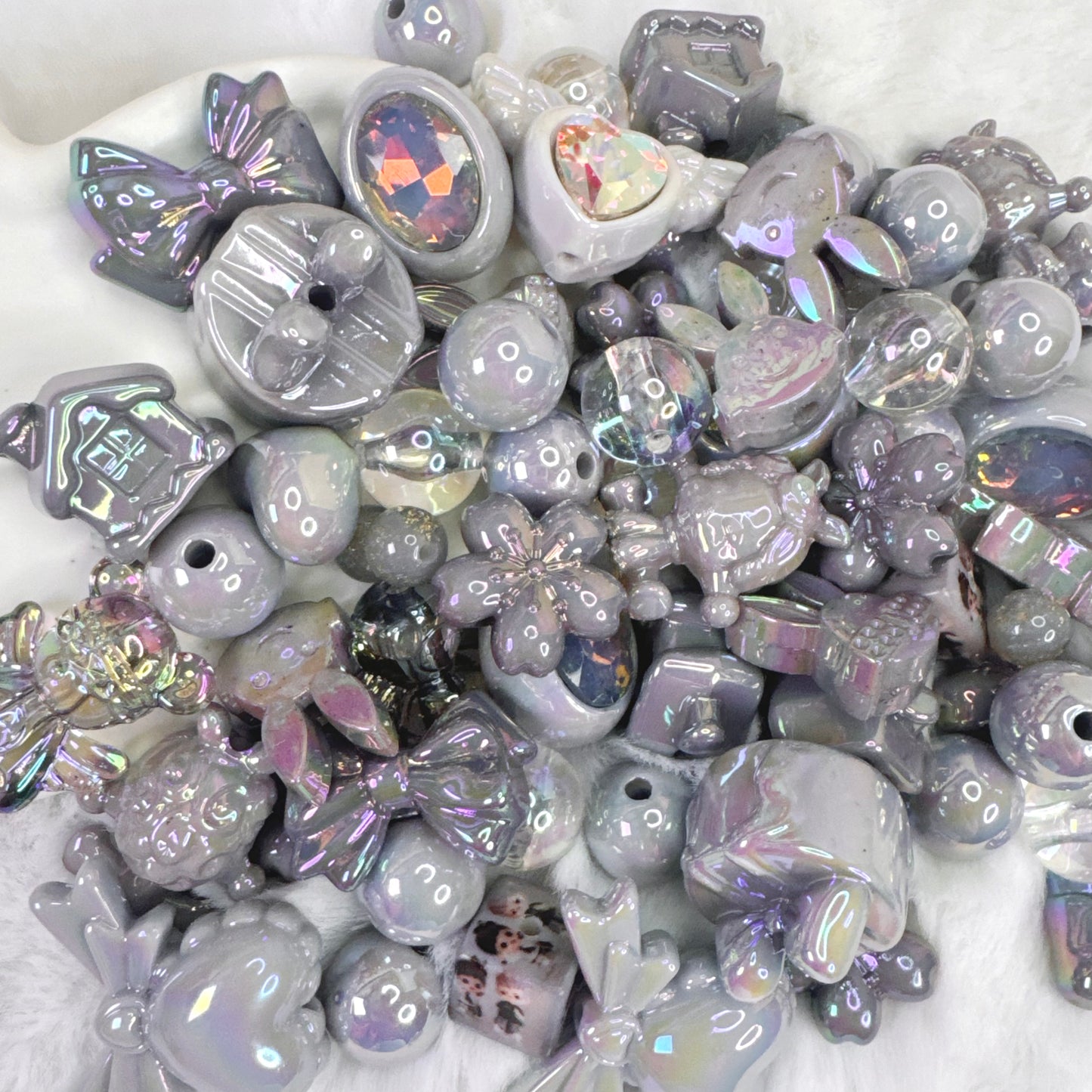 Mélange en vrac Gris brillant