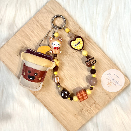 Porte clé double Mimi Bubble tea