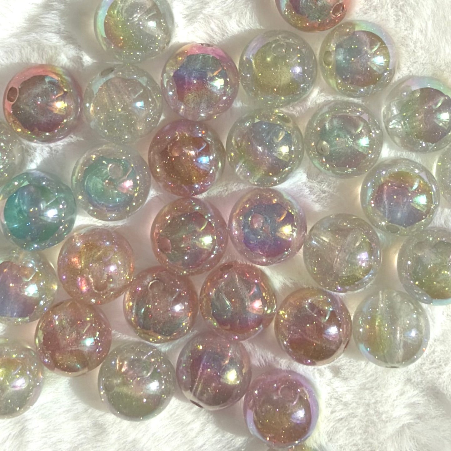 Perles Galaxy scintillantes 16mm