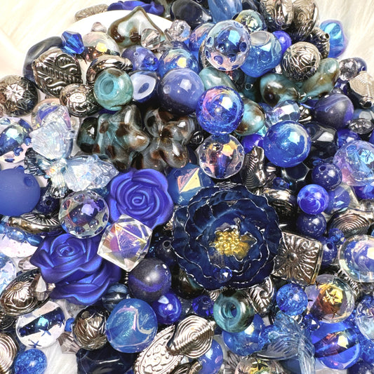 Mélange de perles Cosmo bleu