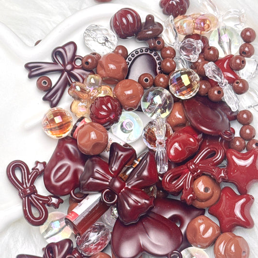 Mélange de perles Vin Chocolat