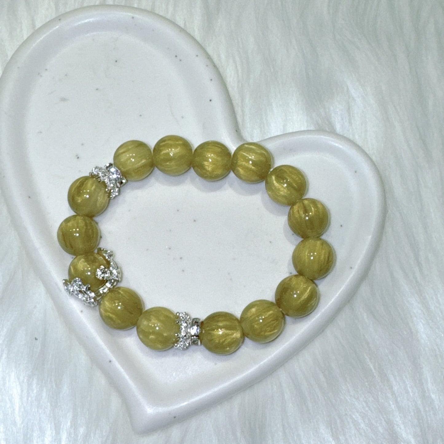 Bracelet en résine scintillant 12mm