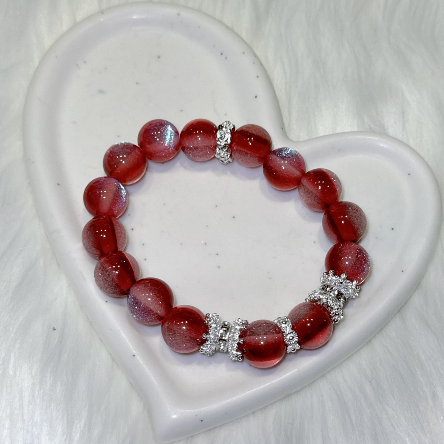 Bracelet en résine scintillant 12mm