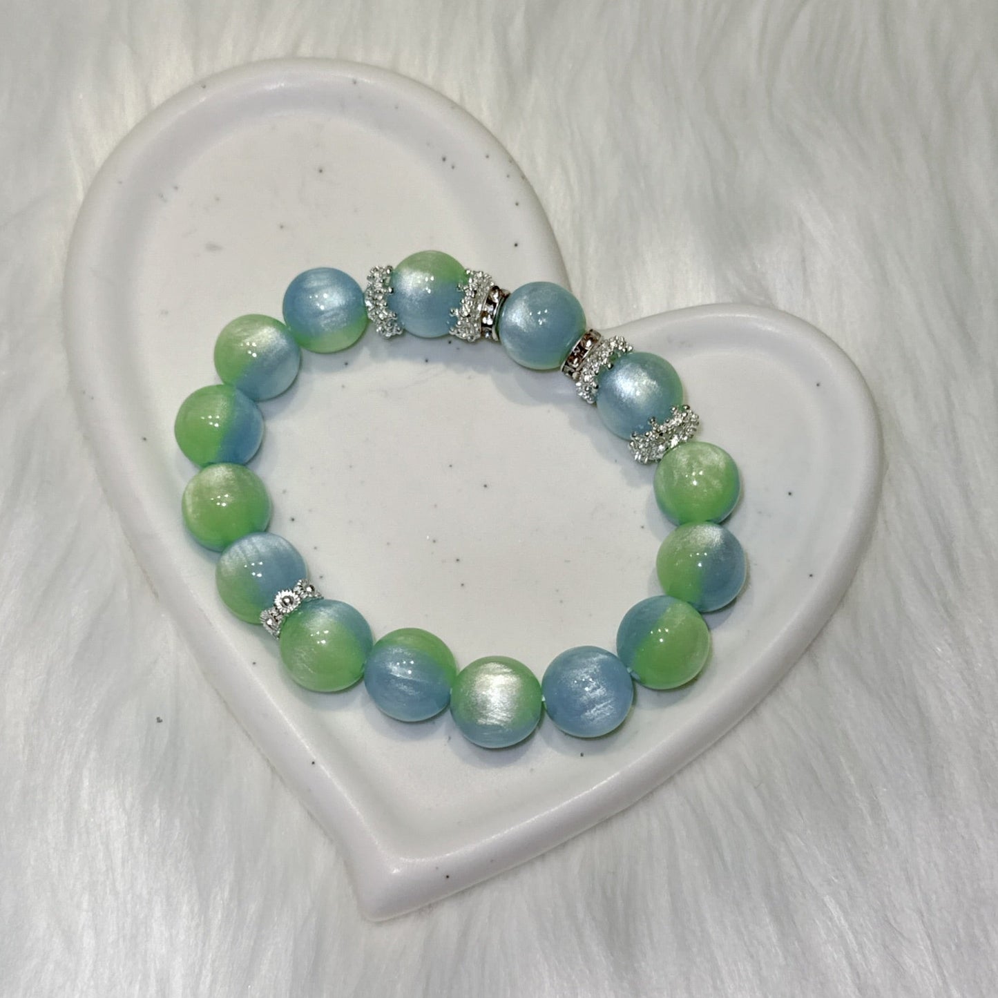 Bracelet en résine scintillant 12mm