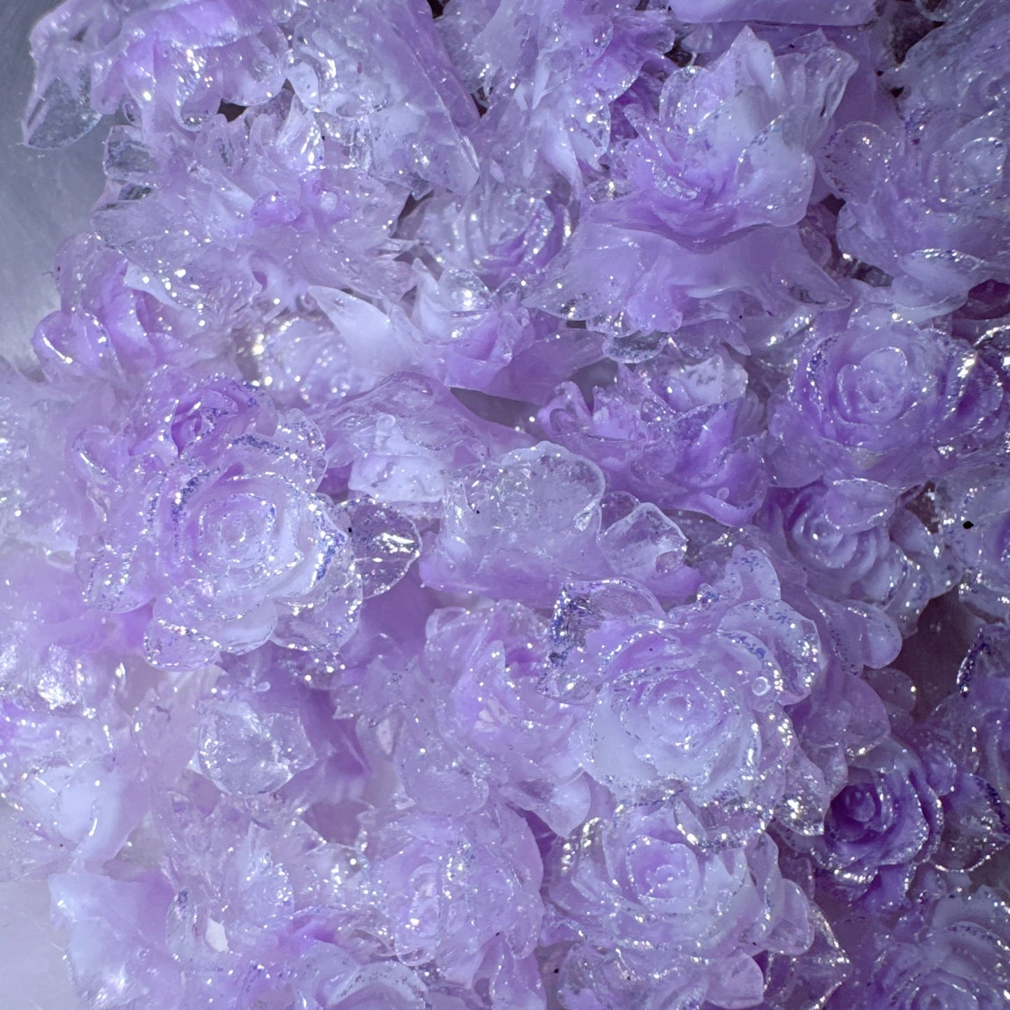 Fleurs en résine