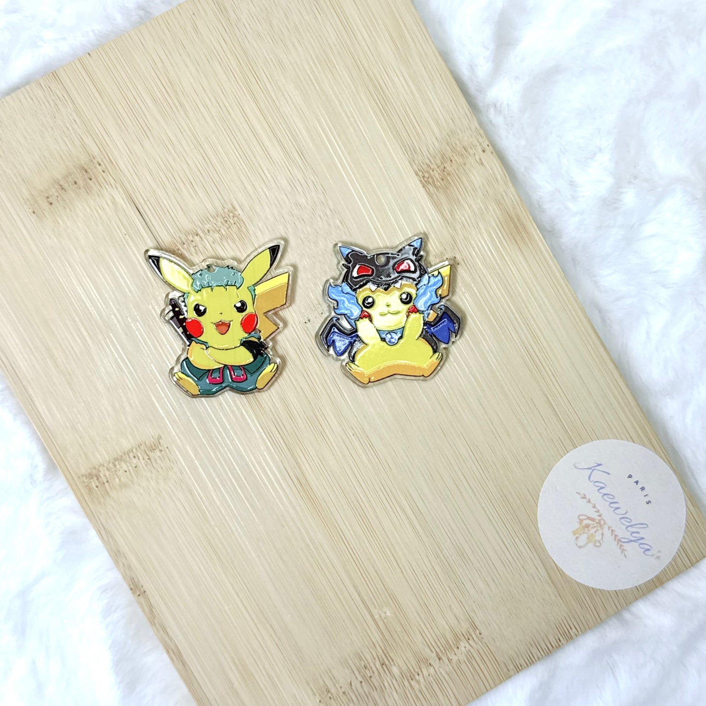 Plaque acrylique Pikawaii