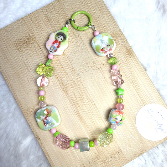 Porte clef Double Mimi Limonade Kiwi Fraise