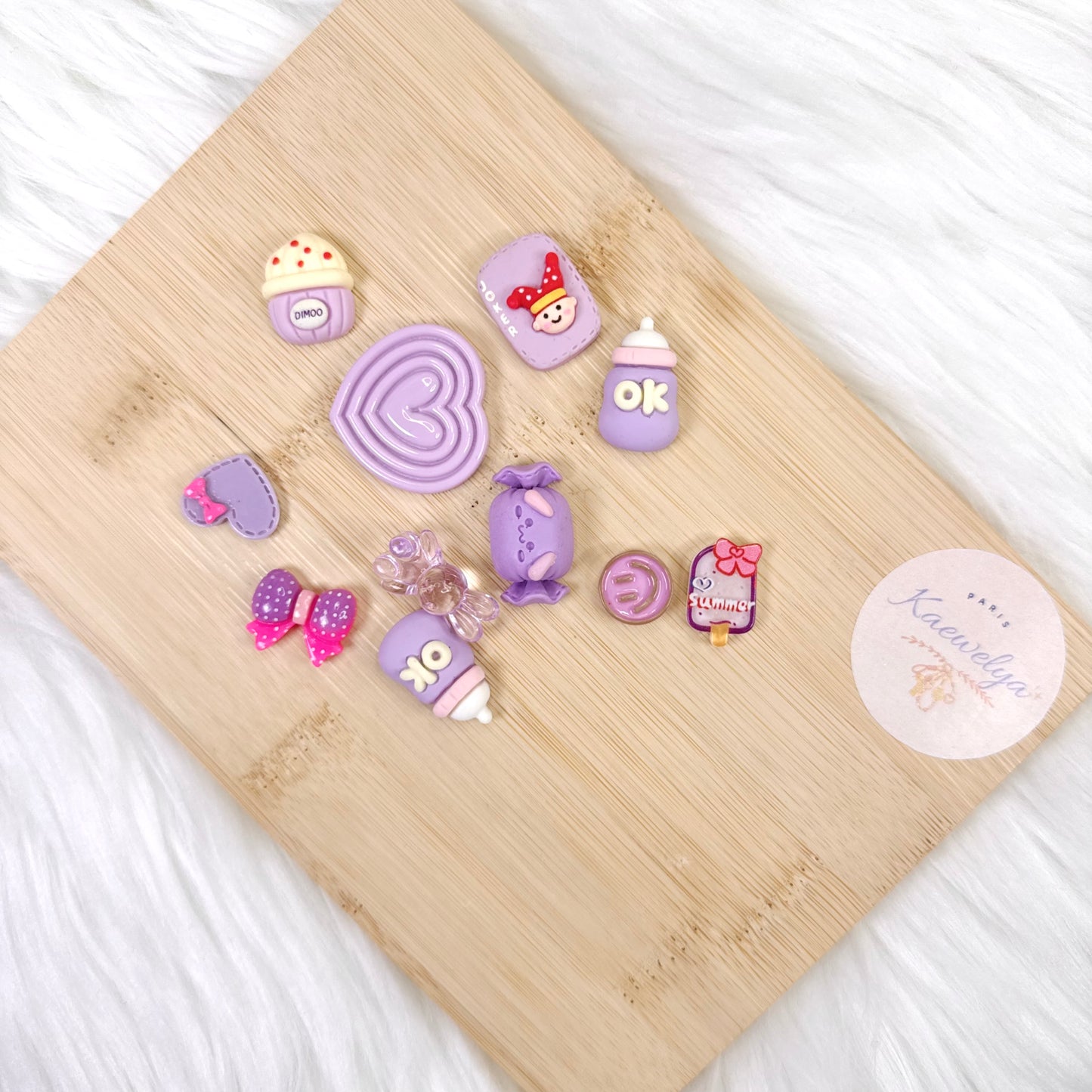 Charms Kawaii Violet x11