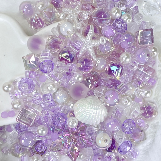 Mélange de perle Lilas Cristal