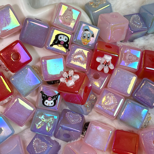 Perles cube XL 14mm