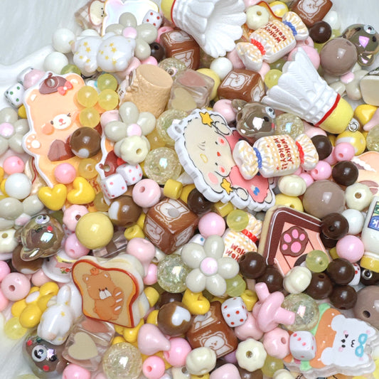 Mélange de perles Kawaii Gourmand