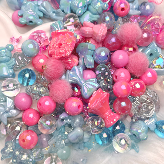 Mélange de perles Nuages BubbleGum