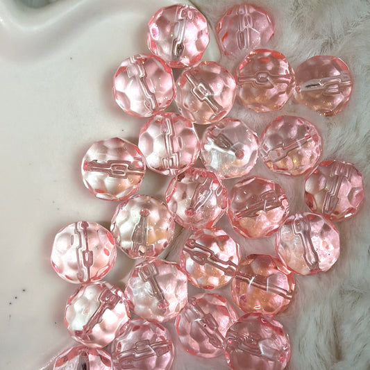 Perles verre Facette 12mm