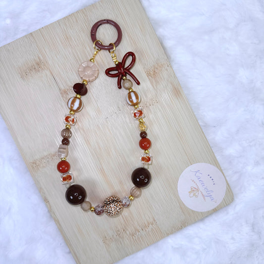 Porte clé Double Mimi Léopard