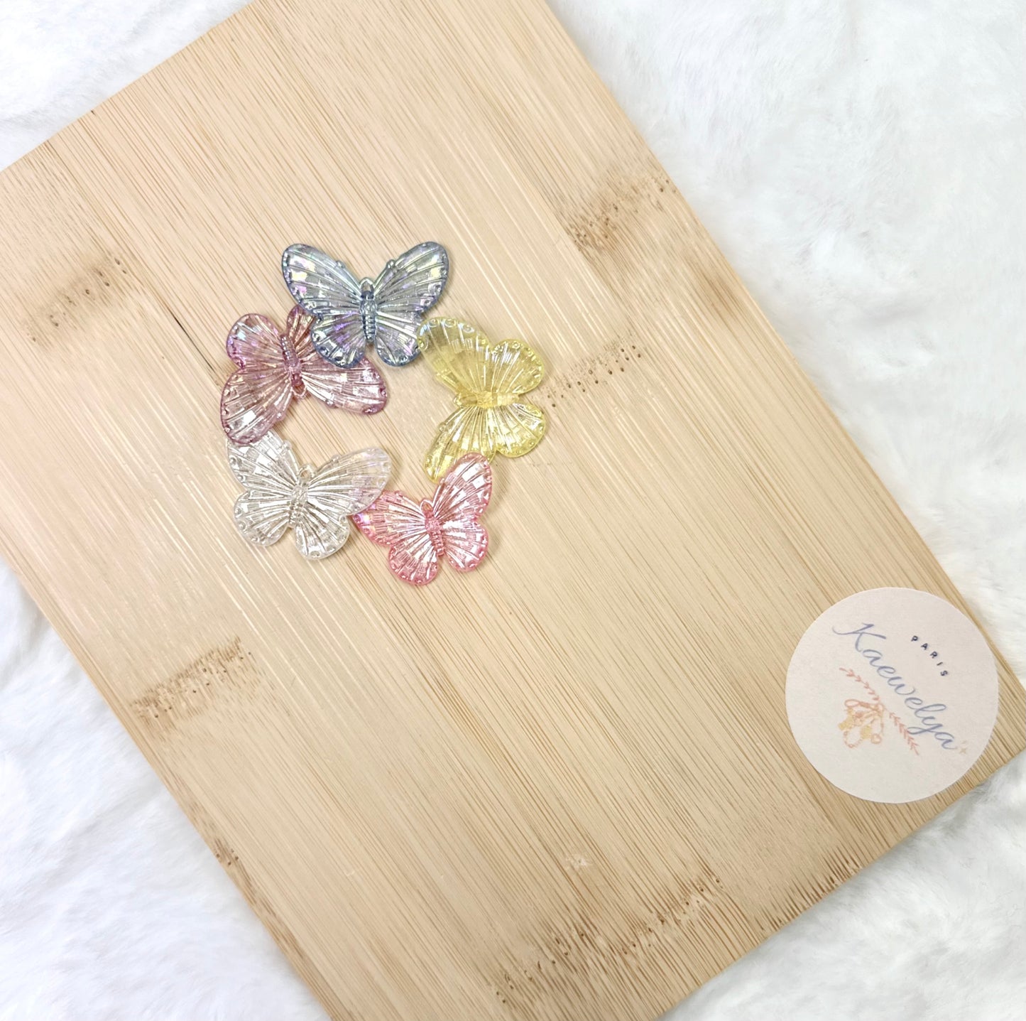 Charm/Miniature Papillon x5