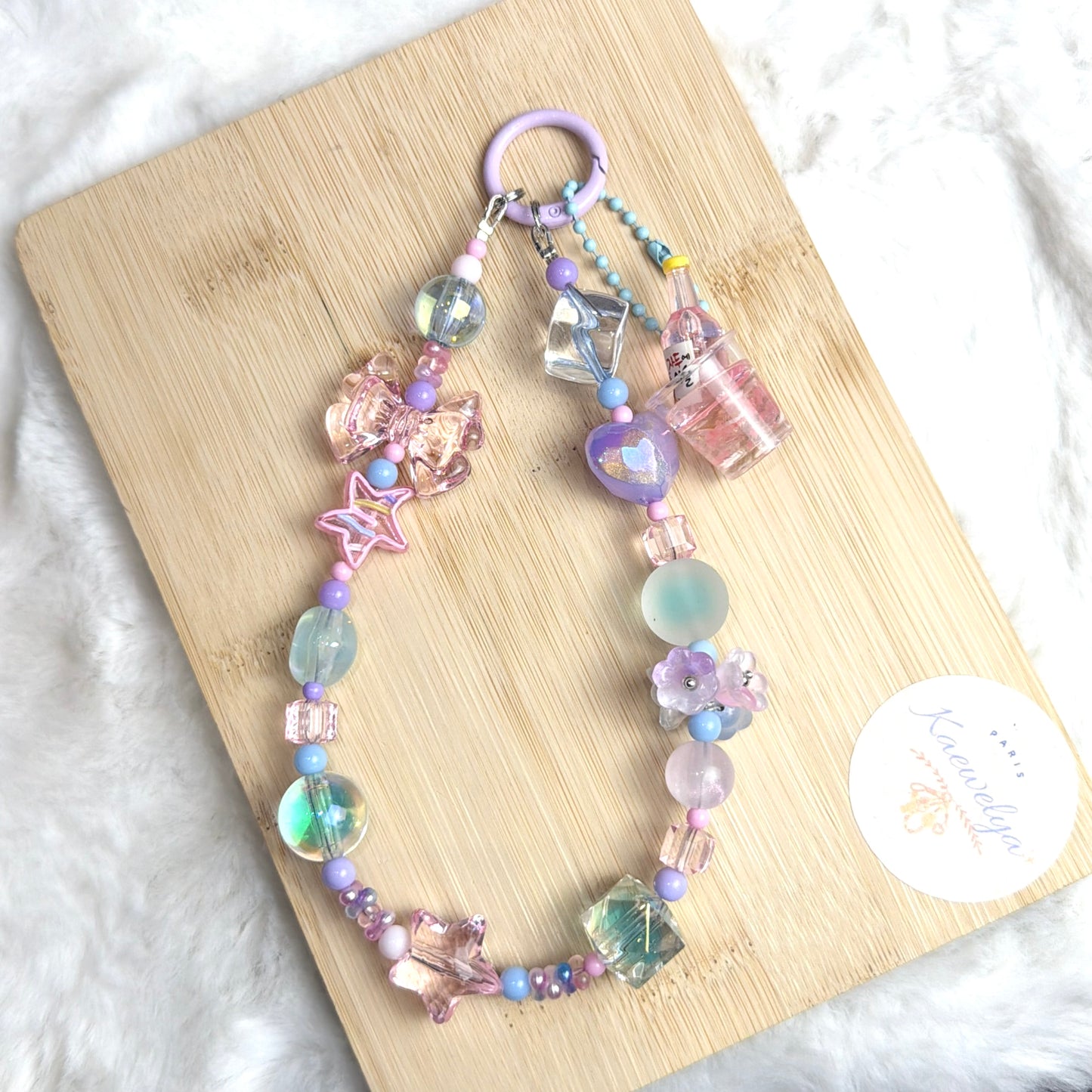 Porte clé Double Mimi Limonade Myrtille fraise