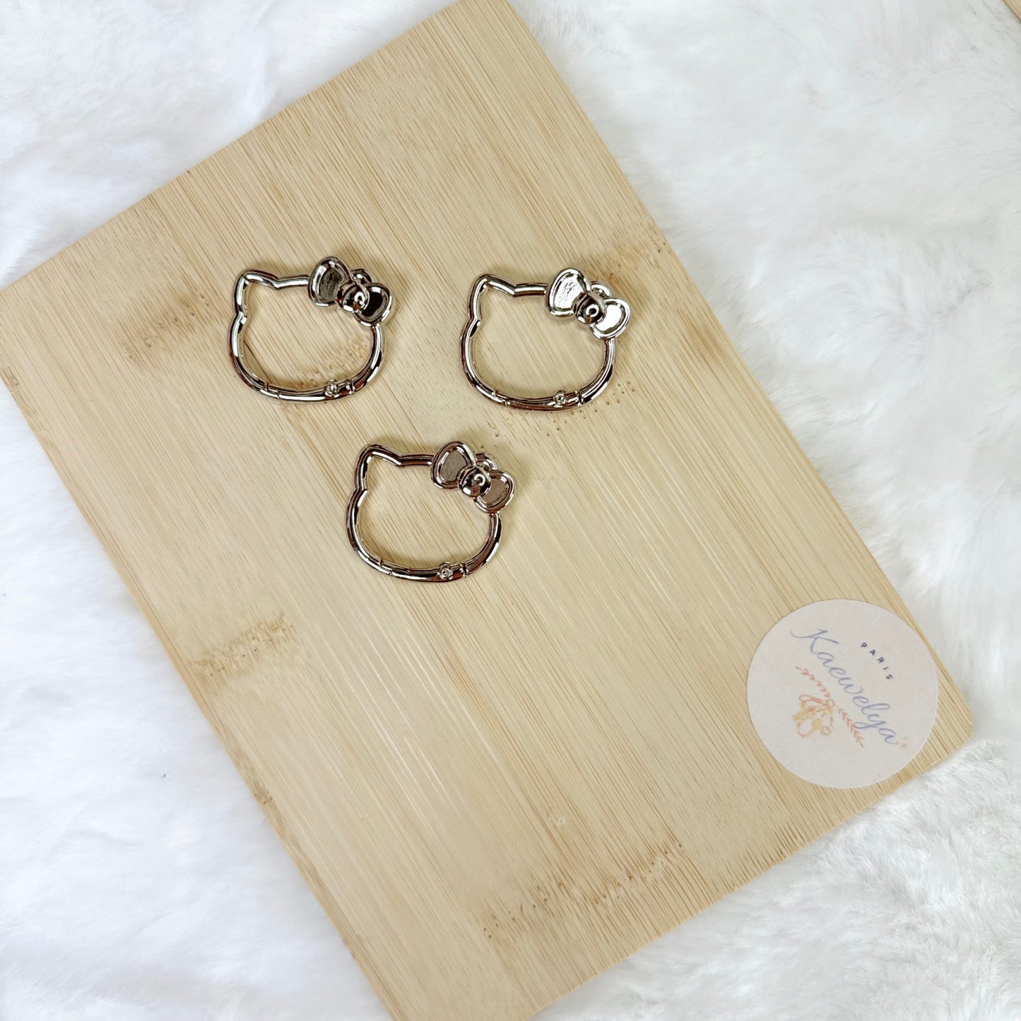 Mousqueton KT argenté - Vendu à l’unité