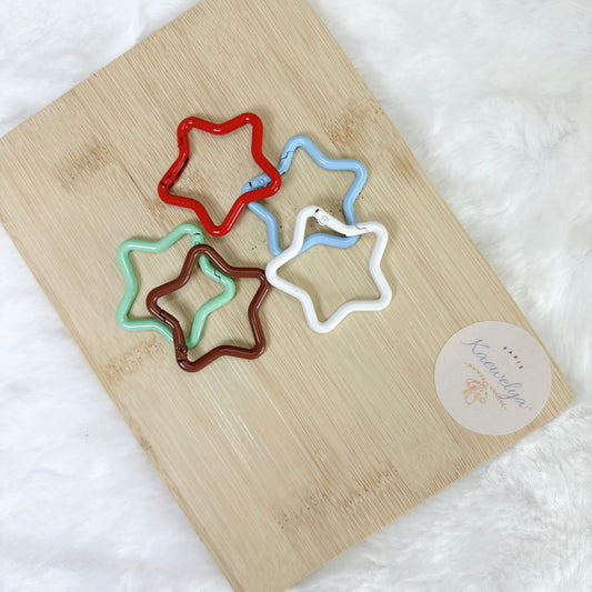 Mousqueton Étoile coloré - Vendu à l’unité